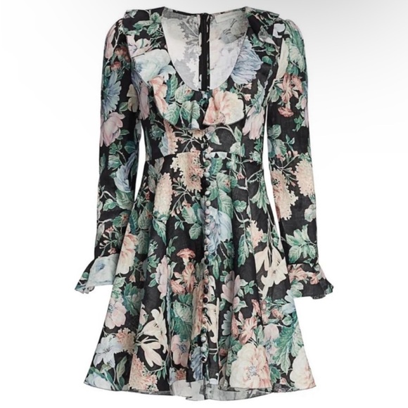 Zimmermann Floral Ruffle Dress - Picture 5 of 10